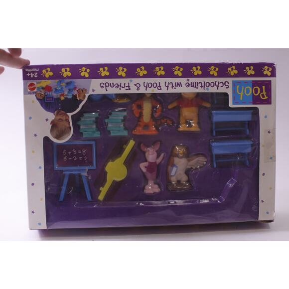 Mattel, Schooltime with Pooh and Friends, Playset, Disney, Toy, ~ 250622-WH L-1 - Picture 1 of 3